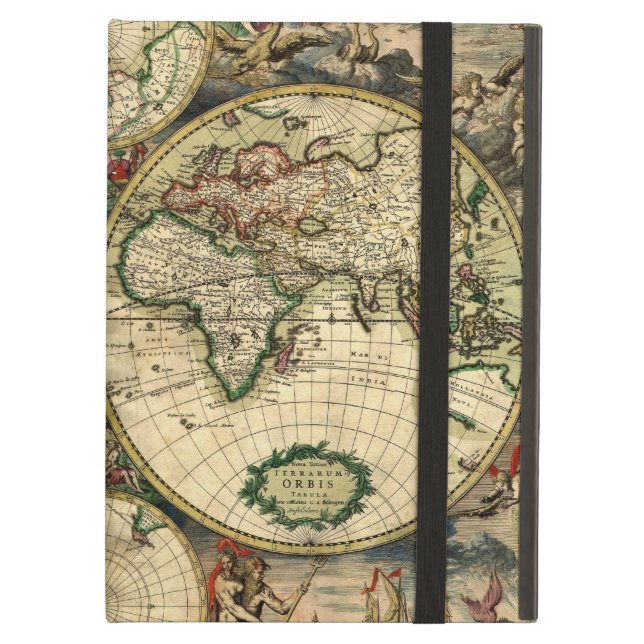 World Map of 1689 Gifts Case For iPad Air (Front Closed)