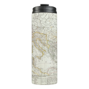 World Map of Eastern Hemisphere Thermal Tumbler