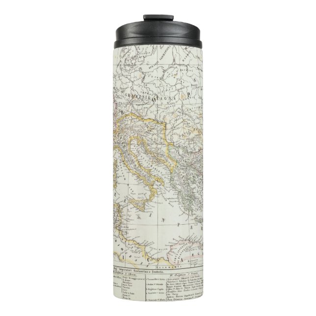 World Map of Eastern Hemisphere Thermal Tumbler (Front)