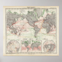 World Map of Ocean Currents