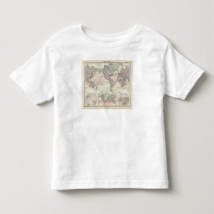 World Map of Ocean Currents Toddler T-Shirt