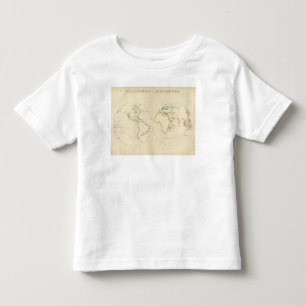 World Map Outline 2 Toddler T-Shirt