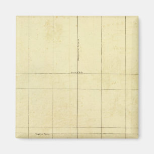 World Map Outline Magnet