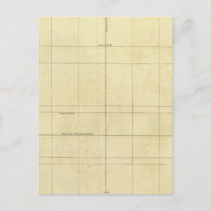 World Map Outline Postcard