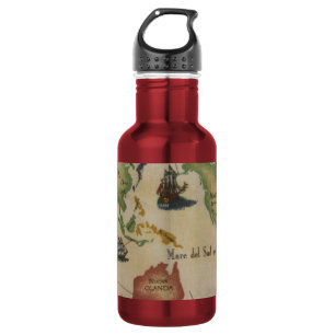 World Map Pacific 532 Ml Water Bottle