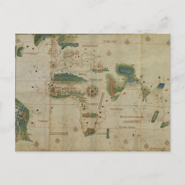 World Map Postcard (Front)