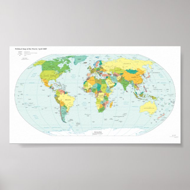 World Map Poster (Front)