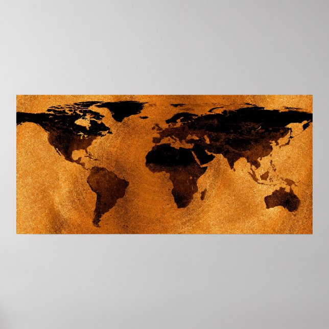 World Map Poster Print (Front)