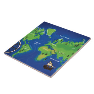 World Map Tile