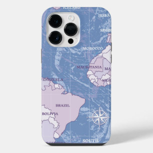 WORLD MAP TRAVELLING iPhone 14 PRO MAX CASE