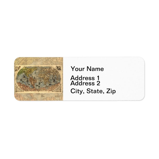 World Map Vintage Historical Atlas (Front)