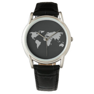 world map watch