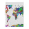 world map watercolor
