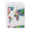 world map watercolor