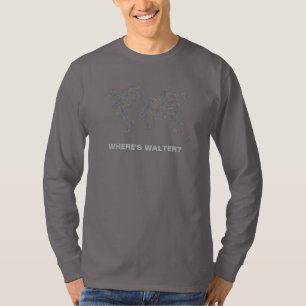 WORLD MAP, WHERE'S WALTER? Personalise! T-Shirt