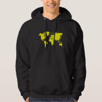 World Map - Yellow