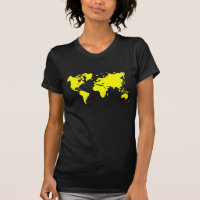 World Map - Yellow