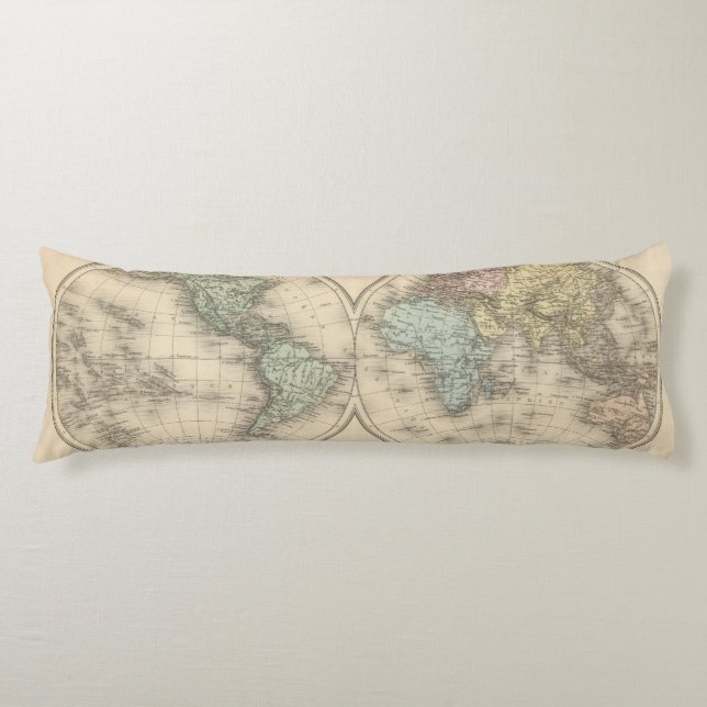 World maps body cushion (Front)