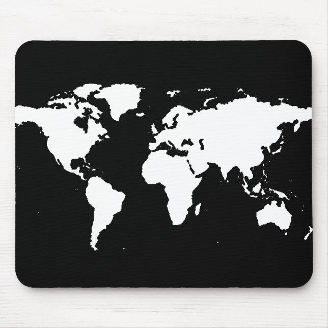 world maps ~ customisable colour mouse mat (Front)
