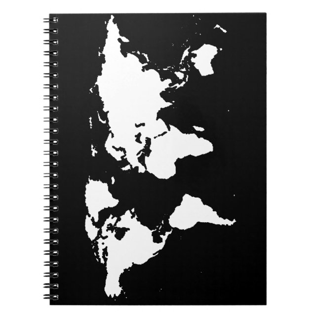world maps ~ customisable colour notebook (Front)