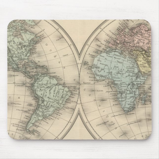 World maps mouse mat (Front)