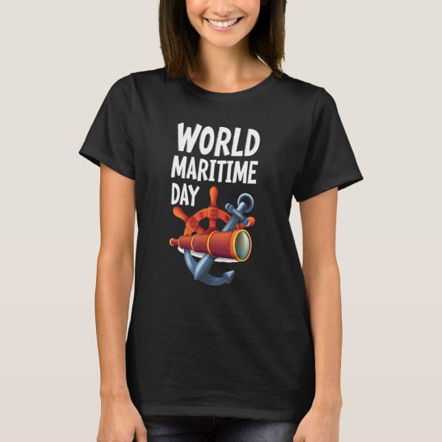 World Maritime Day IMO T-Shirt (Front)