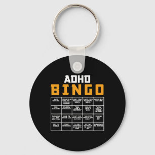 World Mental Health Awareness Day Adhd Bingo Funny Key Ring