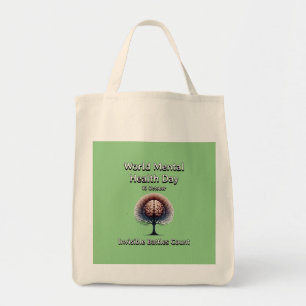 World Mental Health Day. Invisible Battles Count. Tote Bag
