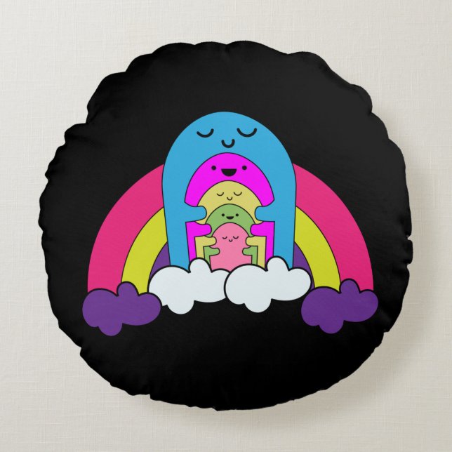 World Mental Health Day Round Cushion (Front)