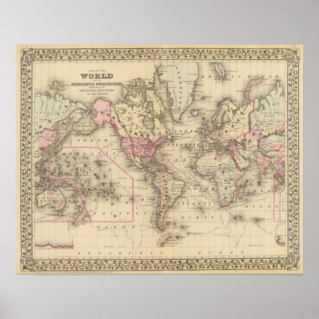World Mercator proj Poster (Front)