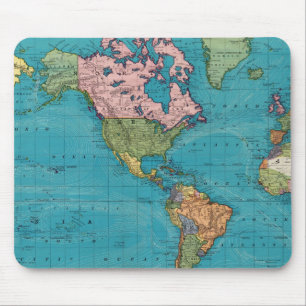 World, Mercator's Projection Mouse Mat