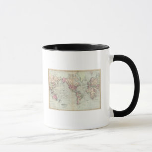 World, Mercator's projection Mug