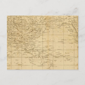 World Mercator's projection Postcard