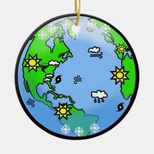 World Meteorological Day Christmas Ornament