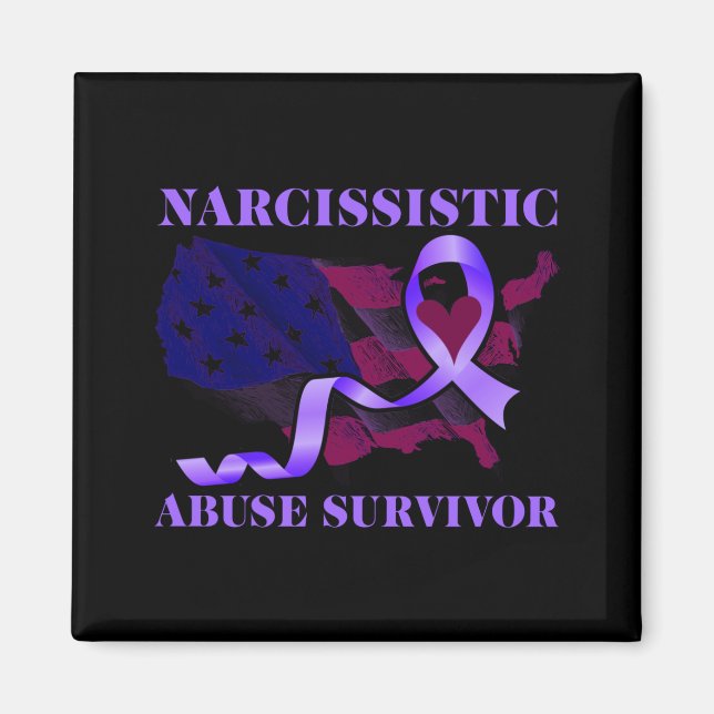 World Narcissistic Abuse Awareness Survivor Magnet (Front)