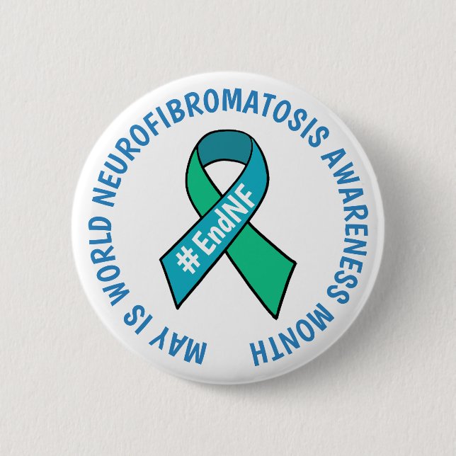 World Neurofibromatosis Awareness Month 6 Cm Round Badge (Front)