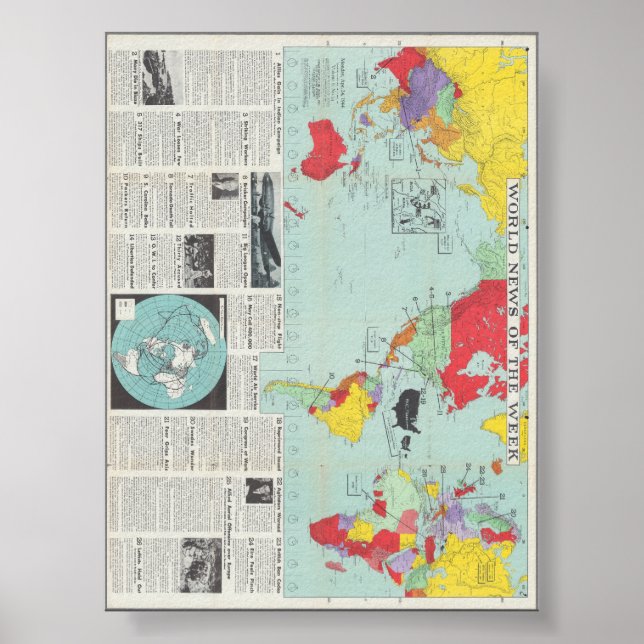 World News of the Week : Monday, Apr. 24, 1944 Poster (Front)