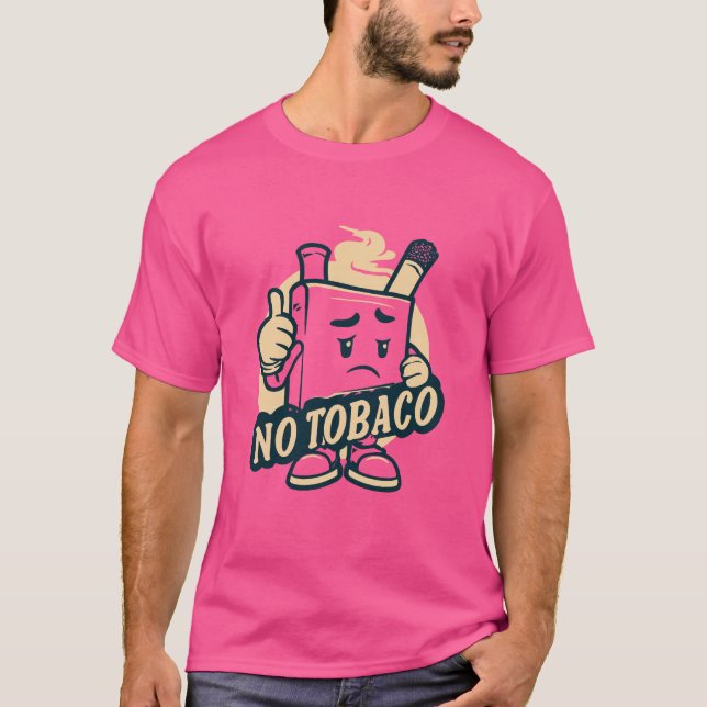 World No-Tobacco Day – Strong Anti-Smoking Message T-Shirt (Front)