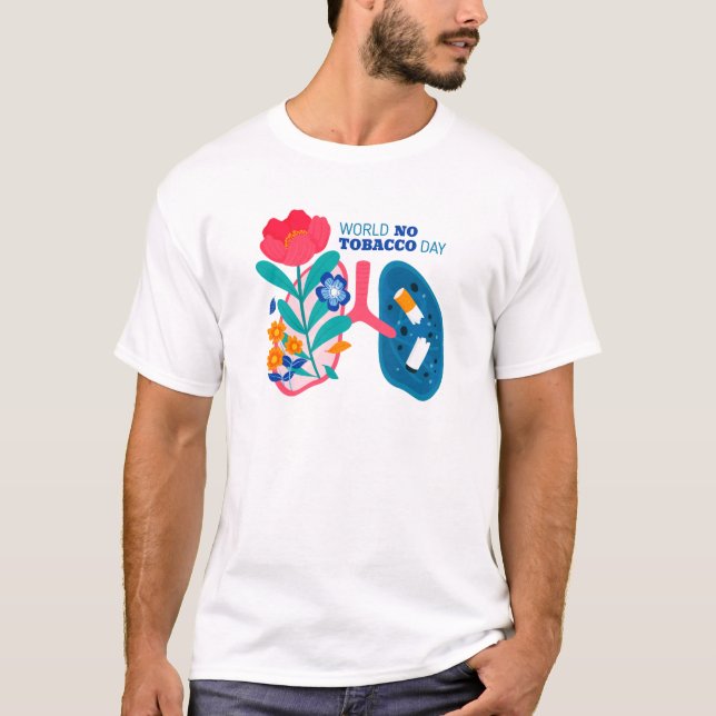 World No Tobacco Day T-Shirt (Front)