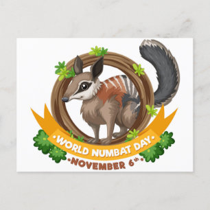 World Numbat Day Postcard
