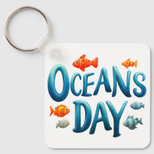 World Oceans Day -Oceans Day Celebration with Fish Key Ring
