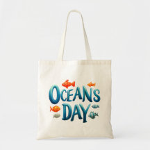 World Oceans Day -Oceans Day Celebration with Fish