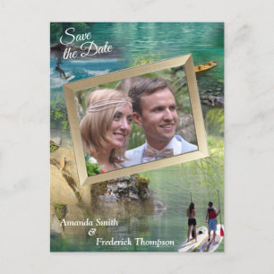 World Oceans & Rivers, Lakes & Sport Activities Announcement Postcard