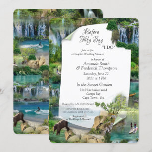 World Oceans & Rivers, Lakes & Sport Activities Invitation