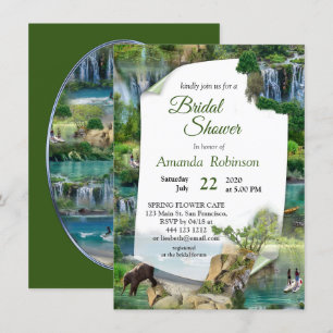 World Oceans & Rivers, Lakes & Sport Activities Invitation