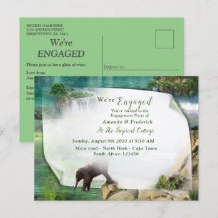 World Oceans & Rivers, Lakes & Sport Activities Invitation Postcard