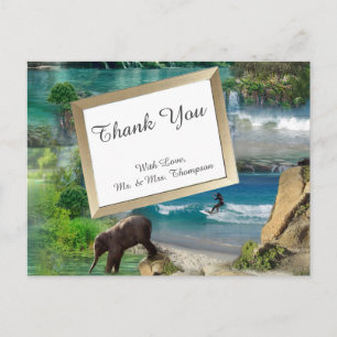 World Oceans & Rivers, Lakes & Sport Activities Postcard