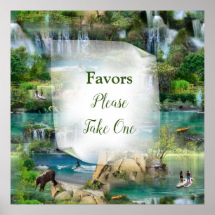 World Oceans & Rivers, Lakes & Sport Activities Poster