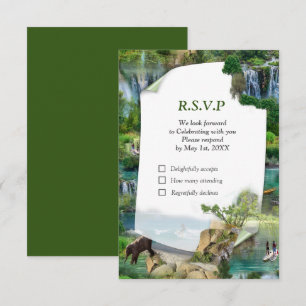 World Oceans & Rivers, Lakes & Sport RSVP Card