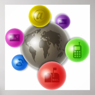 World of Communication Poster